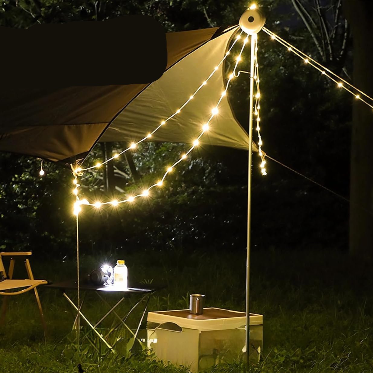 Lampes de camping en plein air étanches, chargement USB