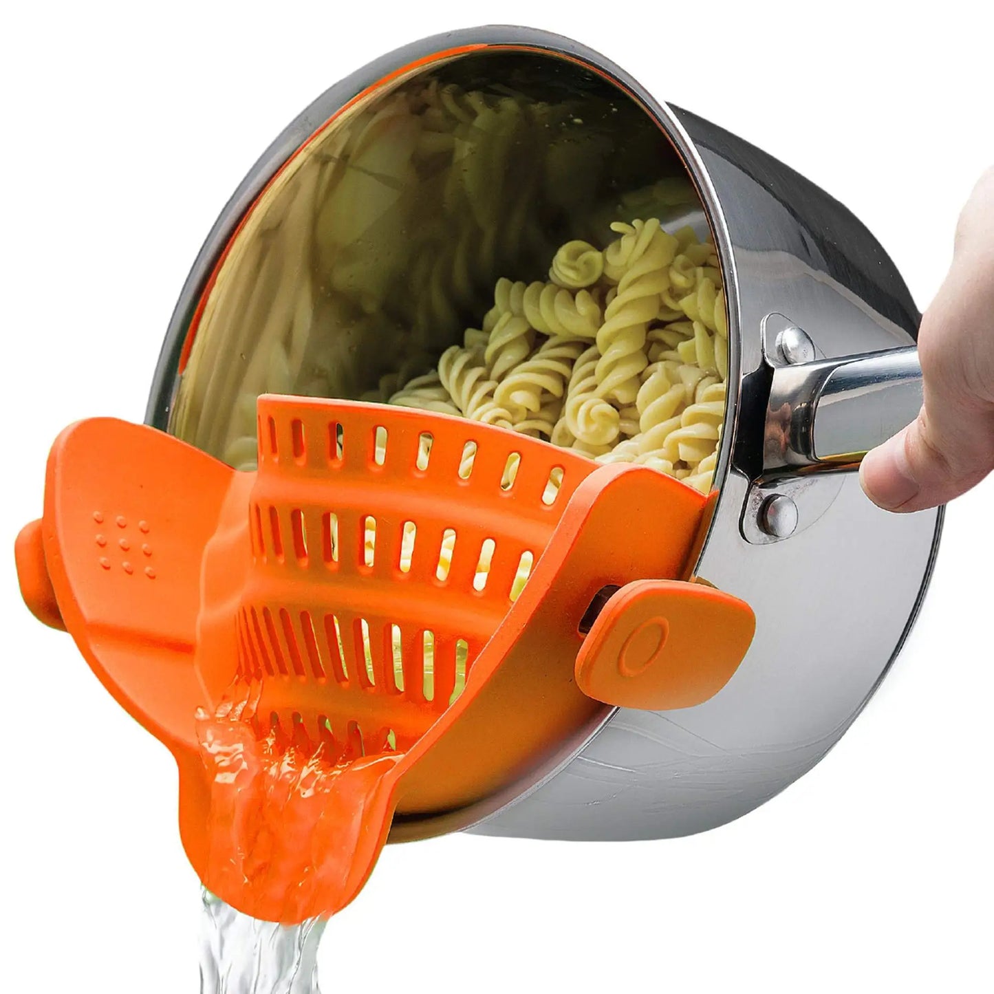 Silicone Clip-On Pan Strainer