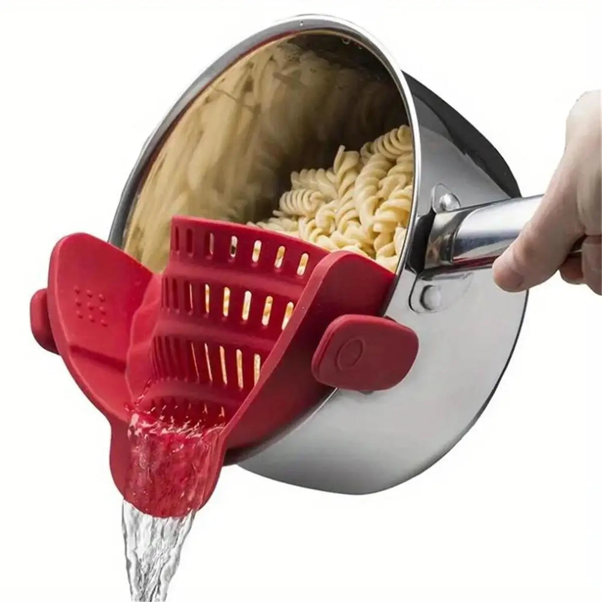 Silicone Clip-On Pan Strainer