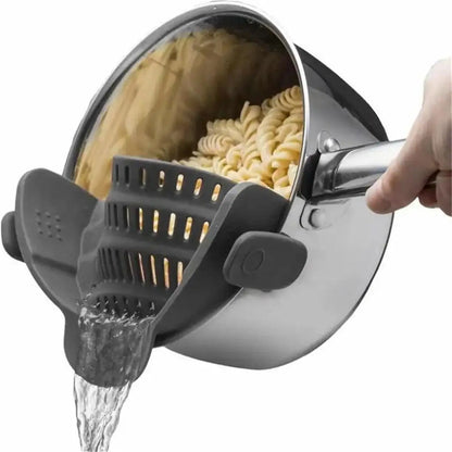 Silicone Clip-On Pan Strainer