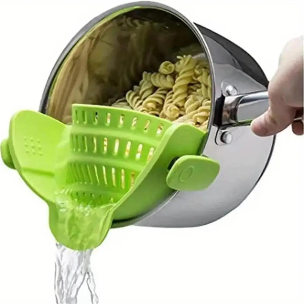 Silicone Clip-On Pan Strainer