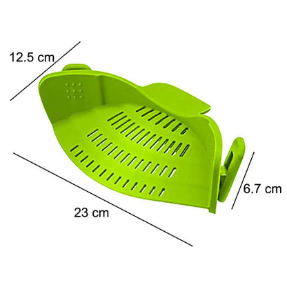 Silicone Clip-On Pan Strainer