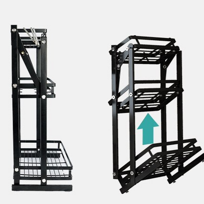 Asketmall - Rangement Élégant inoxydable pliable